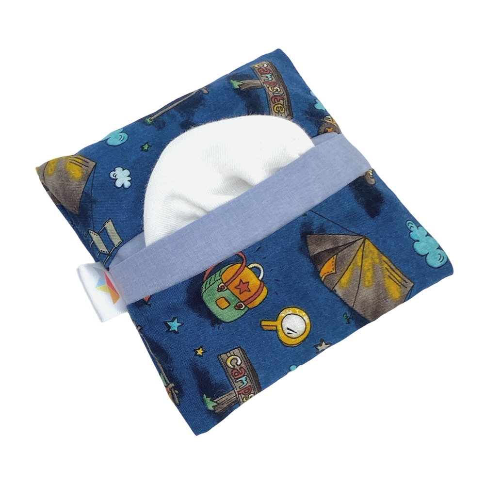 Double Pouch of Reusable Tissues - Camping